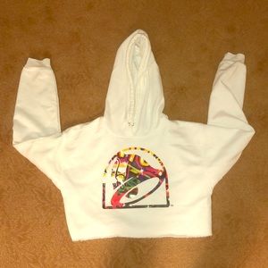 Forever 21 x Taco Bell cropped sweatshirt